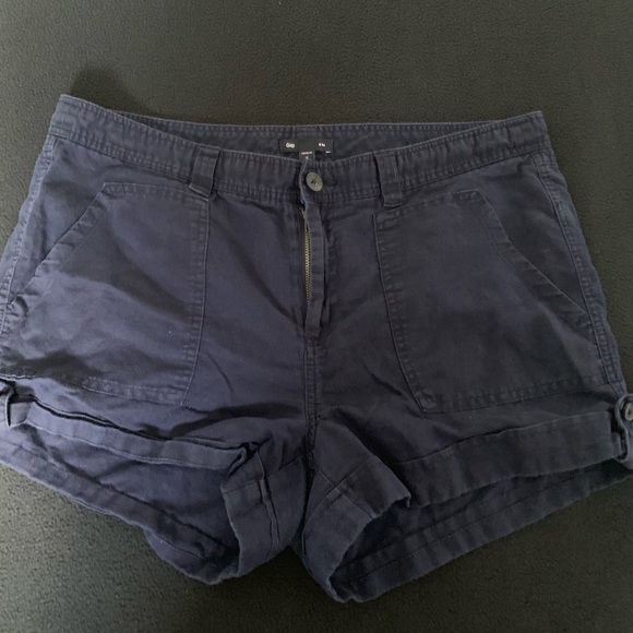 GAP Pants - GAP Navy Blue Linen Shorts